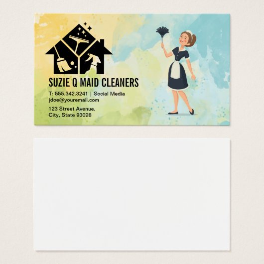 メイドクリーニングサービス |ホームサービス (正面&裏面)