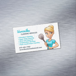 メイドクリーニングサービス マグネット名刺