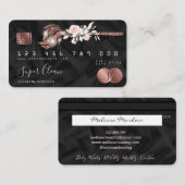 メイドクリーニングハウスきらめくクレジットカード 名刺 (正面/裏面)