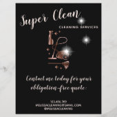 メイドクリーニングハウスきらめくバラ金ゴールドフライヤー チラシ (裏面)