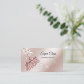 メイドクリーニングハウスきらめくバラ金ゴールドフローラ 名刺 (スタンド正面)