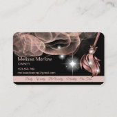 メイドクリーニングハウスきらめくバラ金ゴールド事業C 名刺 (裏面)