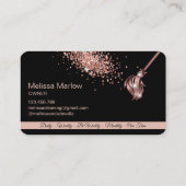 メイドクリーニングハウスきらめくバラ金ゴールド事業C 名刺 (裏面)