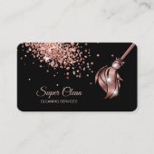 メイドクリーニングハウスきらめくバラ金ゴールド事業C 名刺 (正面)