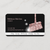 メイドクリーニングハウスきらめくバラ金ゴールド事業C 名刺 (裏面)