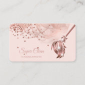 メイドクリーニングハウスきらめくバラ金ゴールド事業C 名刺 (正面)