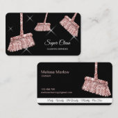 メイドクリーニングハウスきらめくバラ金ゴールド事業C 名刺 (正面/裏面)