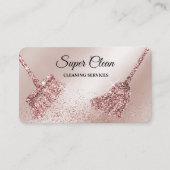 メイドクリーニングハウスきらめくバラ金ゴールド事業C 名刺 (正面)