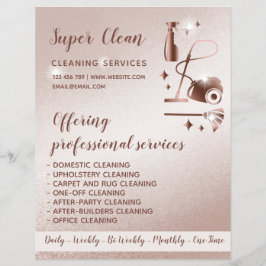 メイドクリーニングハウスきらめくバラ金ゴールド チラシ