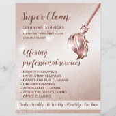 メイドクリーニングハウスきらめくバラ金ゴールド チラシ (正面)