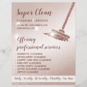 メイドクリーニングハウスきらめくバラ金ゴールド チラシ (正面)