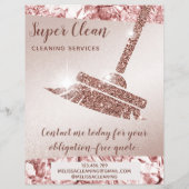 メイドクリーニングハウスきらめくバラ金ゴールド チラシ (裏面)