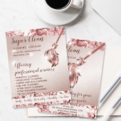 メイドクリーニングハウスきらめくバラ金ゴールド チラシ