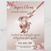 メイドクリーニングハウスきらめくバラ金ゴールド チラシ (裏面)