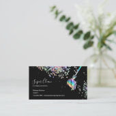 メイドクリーニングハウスきらめくホログラフの次Appoi 予約カード (スタンド正面)