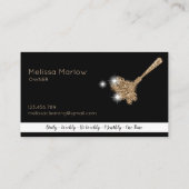 メイドクリーニングハウスきらめく羽毛ダスター 名刺 (裏面)