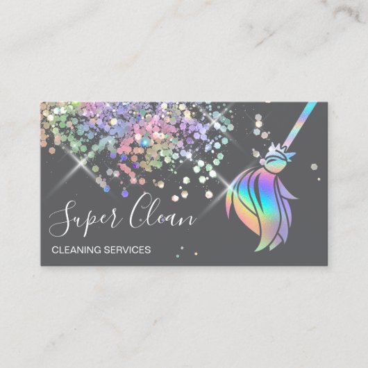 メイドクリーニングハウスきらめく自筆証書 名刺 (正面)