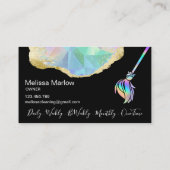 メイドクリーニングハウスきらめく自筆証書 名刺 (裏面)