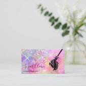 メイドクリーニングハウスきらめく自筆証書 名刺 (スタンド正面)