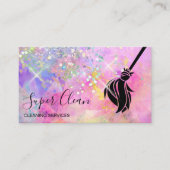 メイドクリーニングハウスきらめく自筆証書 名刺 (正面)