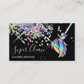 メイドクリーニングハウスきらめく自筆証書 名刺 (正面)