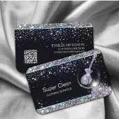 メイドクリーニングハウスきらめく自筆証書QRコード 名刺