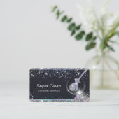 メイドクリーニングハウスきらめく自筆証書QRコード 名刺 (スタンド正面)