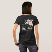 メイドクリーニングハウスきらめく金ゴールドフローラ事業 Tシャツ (裏面フル)