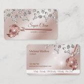 メイドクリーニングハウスダきらめくモンド 名刺 (正面/裏面)