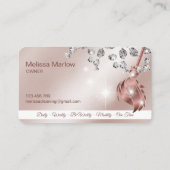 メイドクリーニングハウスダきらめくモンド 名刺 (裏面)