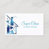 メイドクリーニングハウスプロフェッショナルクリーニングサービス 名刺 (正面)