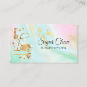 メイドクリーニングハウスプロフェッショナルクリーニングサービス 名刺 (正面)