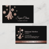 メイドクリーニングハウスプロフェッショナルクリーニングサービス 名刺 (正面/裏面)