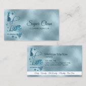 メイドクリーニングハウスプロフェッショナルクリーニングサービス 名刺 (正面/裏面)