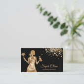 メイドクリーニングハウスプロフェッショナルクリーニングサービス 名刺 (スタンド正面)