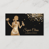 メイドクリーニングハウスプロフェッショナルクリーニングサービス 名刺 (正面)