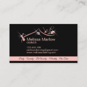 メイドクリーニングハウスプロフェッショナルクリーニングサービス 名刺 (裏面)