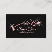 メイドクリーニングハウスプロフェッショナルクリーニングサービス 名刺 (正面)