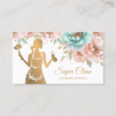 メイドクリーニングハウスプロフェッショナルクリーニングサービス 名刺 (正面)