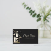 メイドクリーニングハウスプロフェッショナルクリーニングサービス 名刺 (スタンド正面)