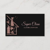 メイドクリーニングハウスプロフェッショナルクリーニングサービス 名刺 (正面)