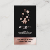 メイドクリーニングハウスプロフェッショナルクリーニングサービス 名刺 (裏面)