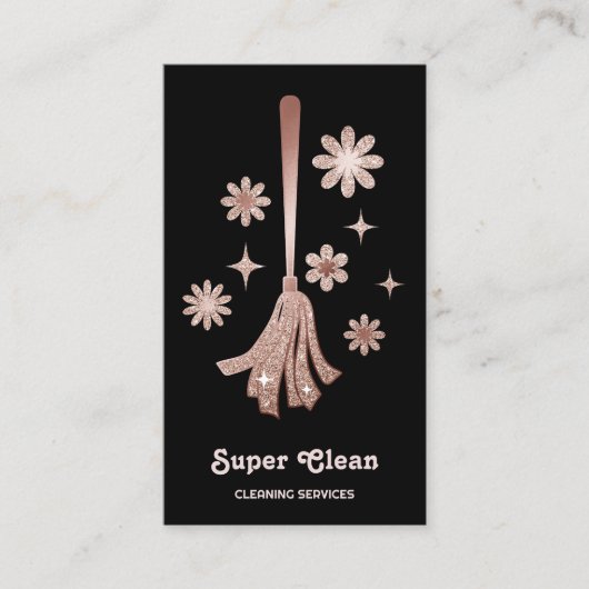 メイドクリーニングハウスプロフェッショナルクリーニングサービス 名刺 (正面)