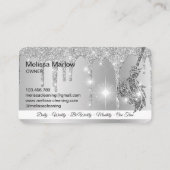 メイドクリーニングハウス銀きらめく白金 名刺 (裏面)