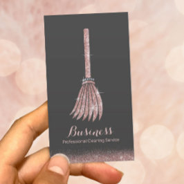 メイドクリーニングバラ金ゴールドグリッターハウス保ズ 名刺