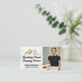 メイドクリーニングホテルルームズ 名刺 (スタンド正面)