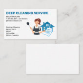 メイドクリーニング | Duster and Cleaning Spray 名刺 (正面/裏面)