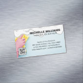 メイドクリーニング | Soap Suds | QRコード マグネット名刺 (インサイチュ)