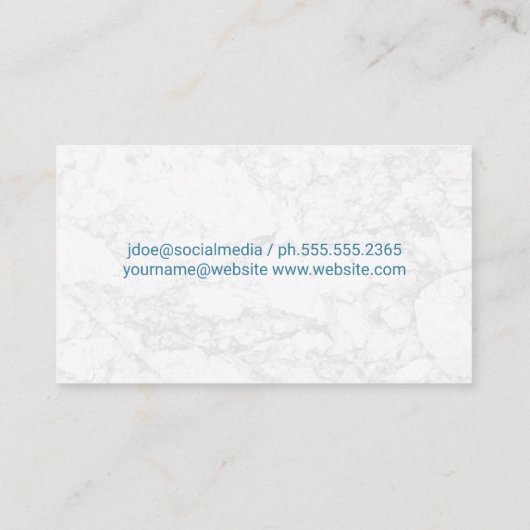 メイドサービスのクリーニングサプライ 名刺 (裏面)