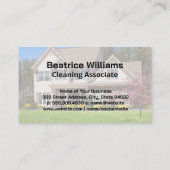 メイドサービスロゴ |ハウスフロントヤード 名刺 (裏面)